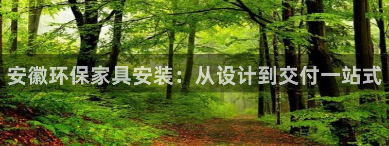 杏耀平台的专用通道：安徽环保家具安装：从设计到交付一站式