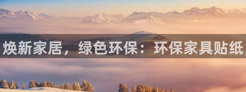 杏耀代理主管qq：焕新家居，绿色环保：环保家具贴纸